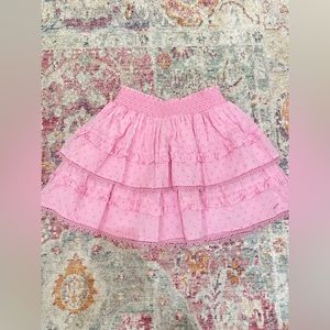 love shack fancy x american girl pink skirt size 14/16 💖
